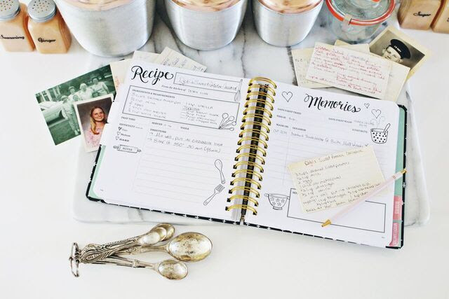 Kitchen-Diary You Will Never Forget Grandma's Recipes...If You Have The Keepsake Kitchen Diary