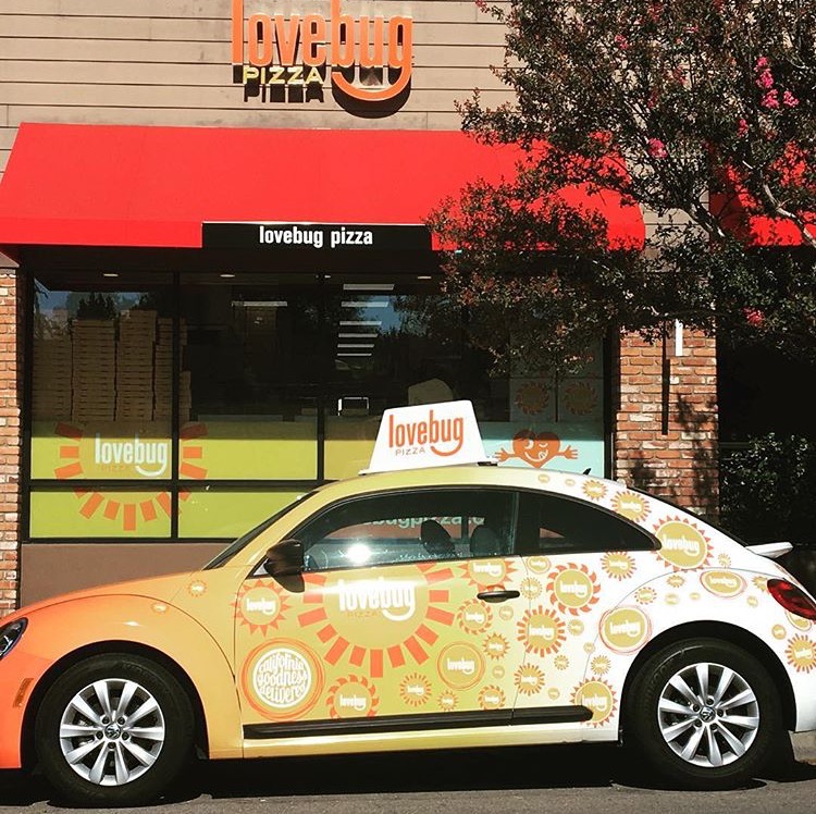 Love-Bug-Car Lovebug Is The Best Delivery Pizza Near Me - Woodland Hills Pizza