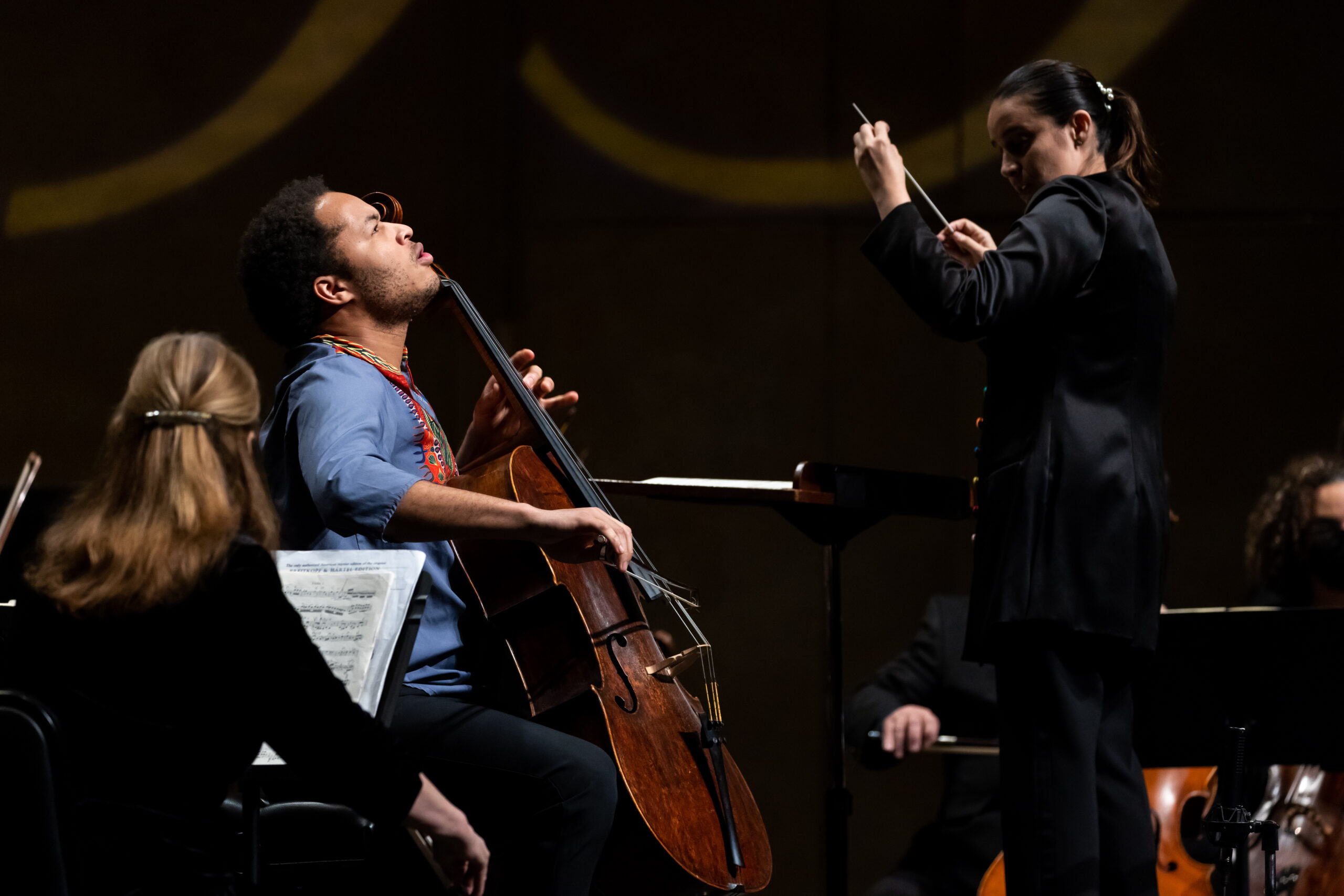 Cellist Sheku Kanneh-Mason performs with LACO and Guest Conductor Lina Gonzalez-Granados 20230114-C62-F1777 by Brian Feinzimer